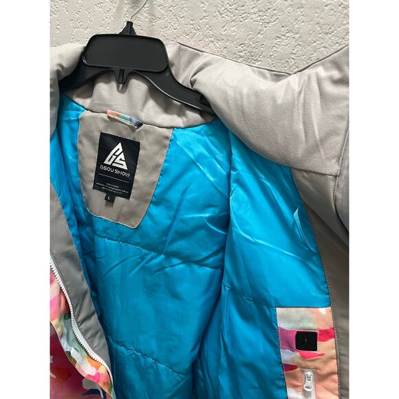 Vibrant Multicolor Women's Ski Jacket - Picture 4 of 12